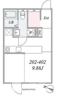 TRIAS358【2階】の間取り