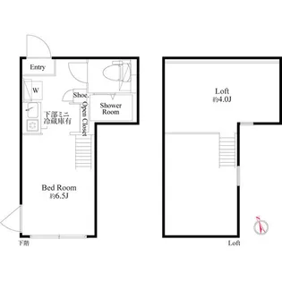 ハーモニーテラス滝野川【2階】の間取り