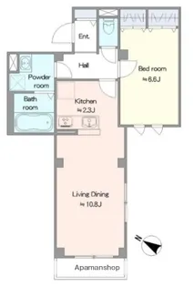EAST IM【2階】の間取り