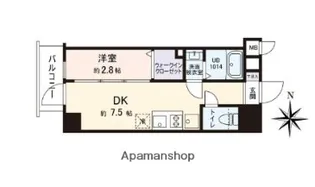 VISTA豊島【8階】の間取り