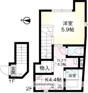 オーガスタコート板橋本町【2階】の間取り