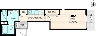 仮称)フロレセール【302号室号室】の間取り