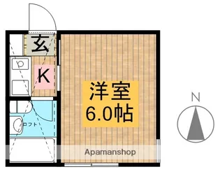 ローヤル堤【1階】の間取り