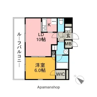 LEXE AZEST 赤羽【7階】の間取り