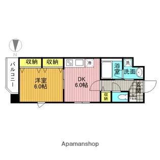 サニーコート東綾瀬【5階】の間取り