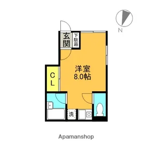 SKK本町マンションⅡ【1階】の間取り