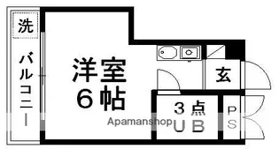 ニューハトリコーポⅢ【2階】の間取り