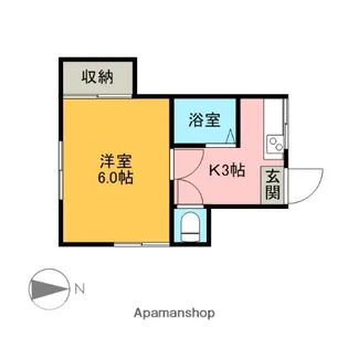 パールハイツ【1階】の間取り