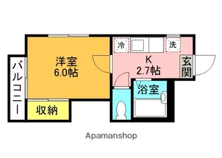 メゾンベレーザ【2階】の間取り