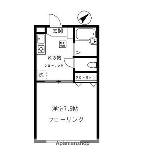 ラポール学芸大学【1階】の間取り