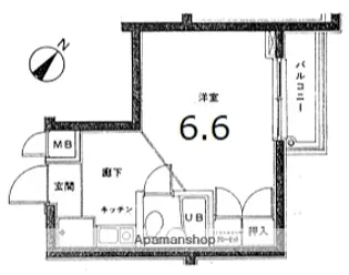 DAIHO Plaza荻窪【5階】の間取り