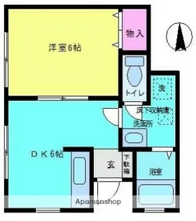 シャインウッド【1階】の間取り