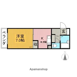 東京都国分寺市南町3丁目【マンション】の間取り