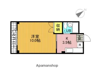 東京都国分寺市東恋ヶ窪4丁目【マンション】の間取り