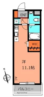 栗山ヴィレッジ【2階】の間取り