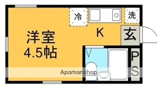 ウイング東小金井【2階】の間取り