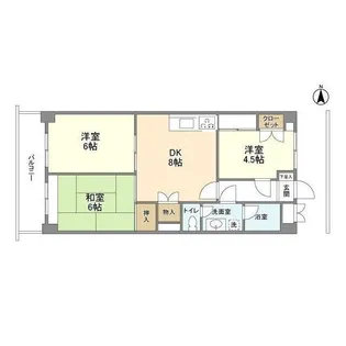 メゾン・ド・ロア【3階】の間取り