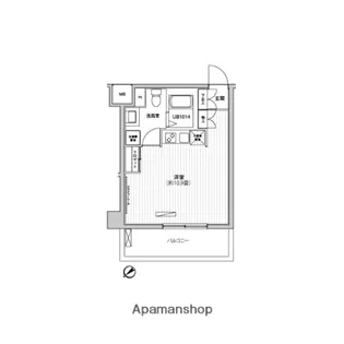 ウェルストーン八幡山【1階】の間取り
