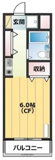 シルキーコーポ荻窪【2階】の間取り