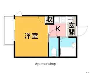 東京都武蔵野市中町2丁目【マンション】の間取り