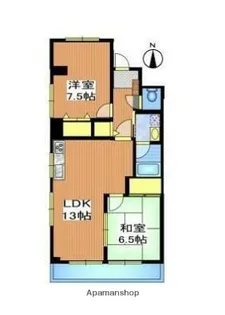 東京都練馬区関町北4丁目【マンション】の間取り