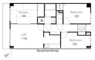 東京都世田谷区北烏山2丁目【マンション】の間取り