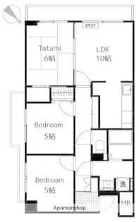 ヴェルデ久我山【6階】の間取り