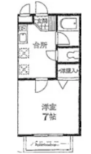 東京都武蔵野市御殿山2丁目【アパート】の間取り
