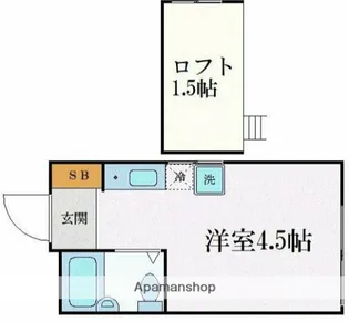 ペアパレス荻窪【2階】の間取り
