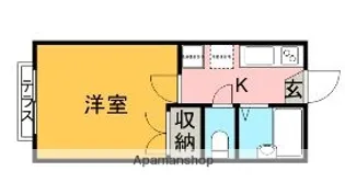 エクセルK【2階】の間取り