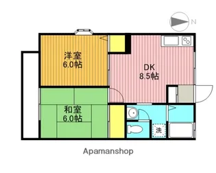 ヴェルディ恋ヶ窪Ⅰ【1階】の間取り