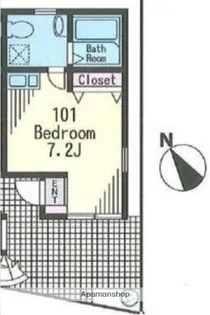東京都杉並区下高井戸5丁目【アパート】の間取り