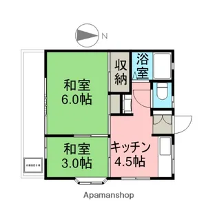 エフパレス【1階】の間取り