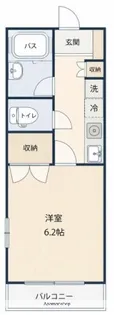 パレスサンミ【2階】の間取り