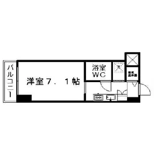 コスモフォーラム三鷹【7階】の間取り