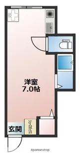 トノブール西荻【1階】の間取り