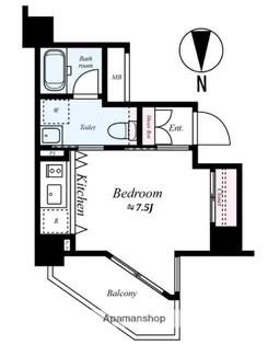 ブライズ三軒茶屋【9階】の間取り