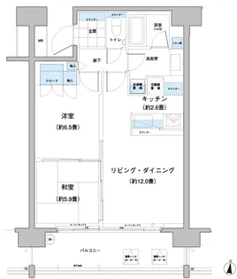 ガーデニエール砧レジデンス【7階】の間取り