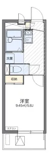 レオパレスアルメリア【3階】の間取り