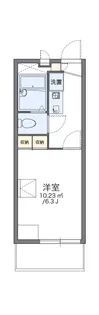 レオパレス光が丘【2階】の間取り