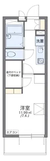 レオパレスボナール S Y【3階】の間取り