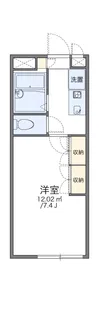 レオパレスロォーンデイジー【1階】の間取り