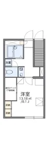 レオパレス山栄アビタ【1階】の間取り