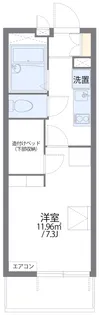 レオパレス小関【4階】の間取り