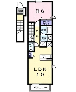 グレイスフルハウス【2階】の間取り