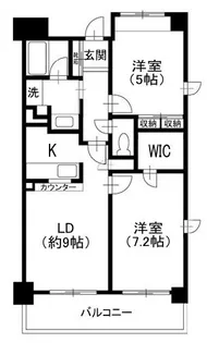 オーキッドスクエア【7階】の間取り