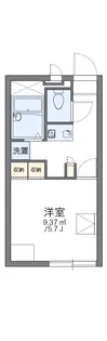 レオパレスMARTHA【1階】の間取り
