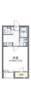 レオネクストプランドール北野【2階】の間取り