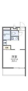 レオパレス豊南【1階】の間取り