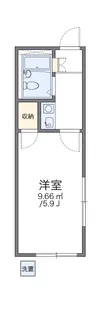 レオパレス天沼【1階】の間取り